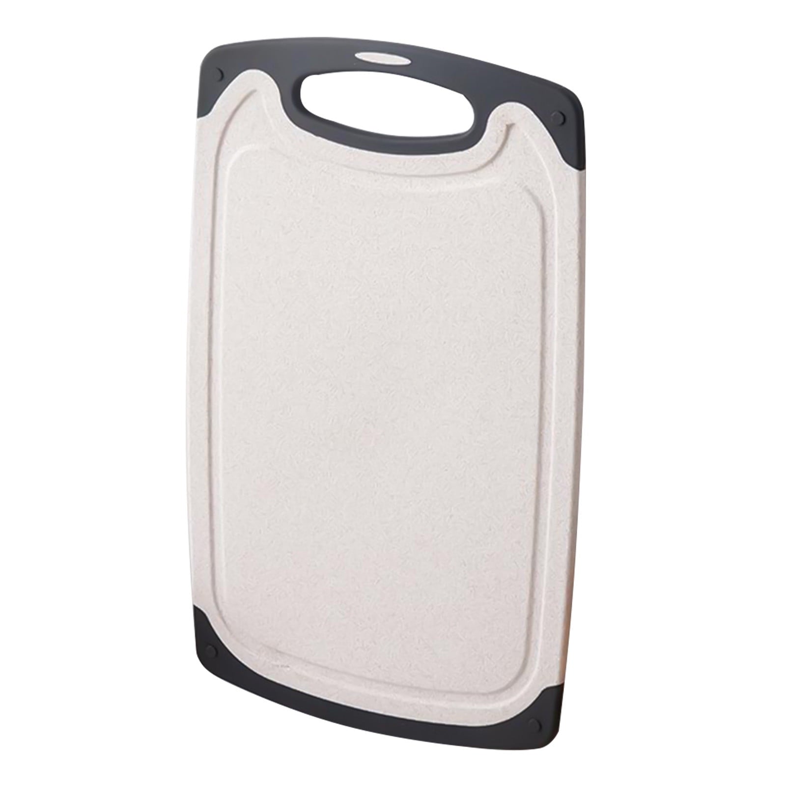 QIIBURR Plastic Cutting Boards for Kitchen Dishwasher Safe, Extra Large Cutting Board for Meat with Juice Grooves, Easy Grip Handle, Non-Slip, with Grinding Area